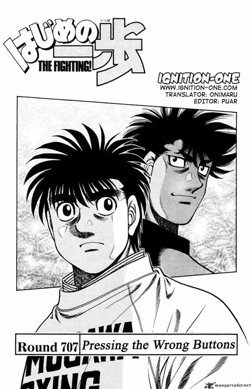 Hajime no Ippo: Fighting Spirit, Chapter 707 image 01